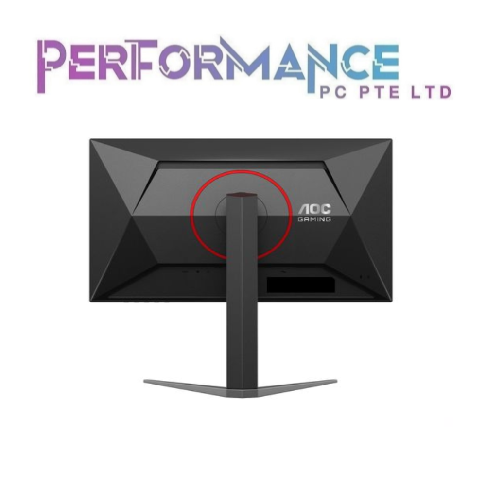 AOC 24G4 23.8" FAST IPS HDMI/ DP/ Adaptive Sync/ HDR10/ Height Adj/ Pivot/ 180Hz/ 1ms  (3 YEARS WARRANTY BY CORBELL TECHNOLOGY PTE LTD)