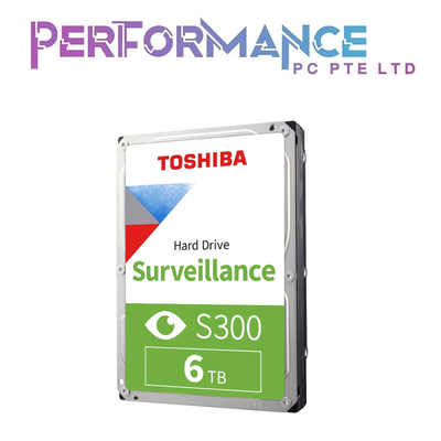 TOSHIBA S300 SURVEILLANCE INTERNAL 3.5" HDD 2TB / 4TB / 6TB 5400 rpm (3 YEARS WARRANTY)