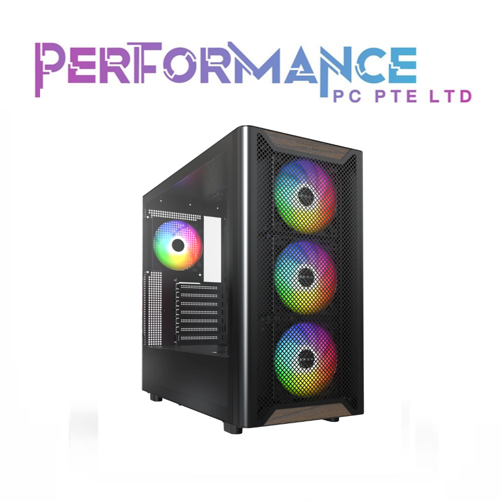 MONTECH XR WOOD ATX CASE BLACK/WHITE (1 YEAR WARRANTY BY TECH DYNAMIC PTE LTD)