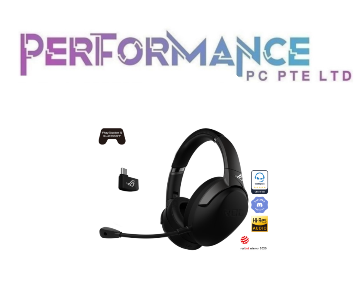 ASUS ROG STRIX GO 2.4 EP WIRELESS GAMING HEADSET (2 YEARS WARRANTY BAN LEONG TECHNOLOGIES LTD)