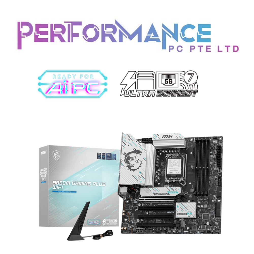 MSI B860M GAMING PLUS WIFI (3 YEARS WARRANTY BY CORBELL)
