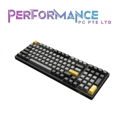 AKKO Keyboard RGB Hotswap 3mode - 3098N Black & Gold TTC Princess Switch ( 1 YEAR WARRANTY BY TECH DYNAMIC PTE LTD)