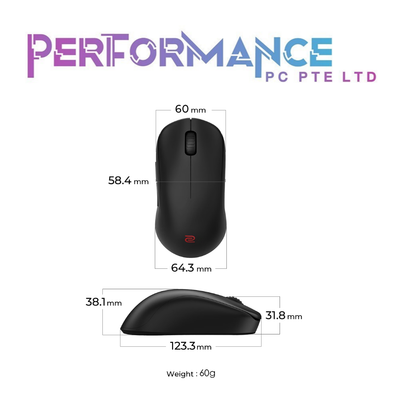ZOWIE U2-DW 4K Wireless Mouse for Esports (3 YEARS WARRANTY BY TECH DYNAMIC PTE LTD)