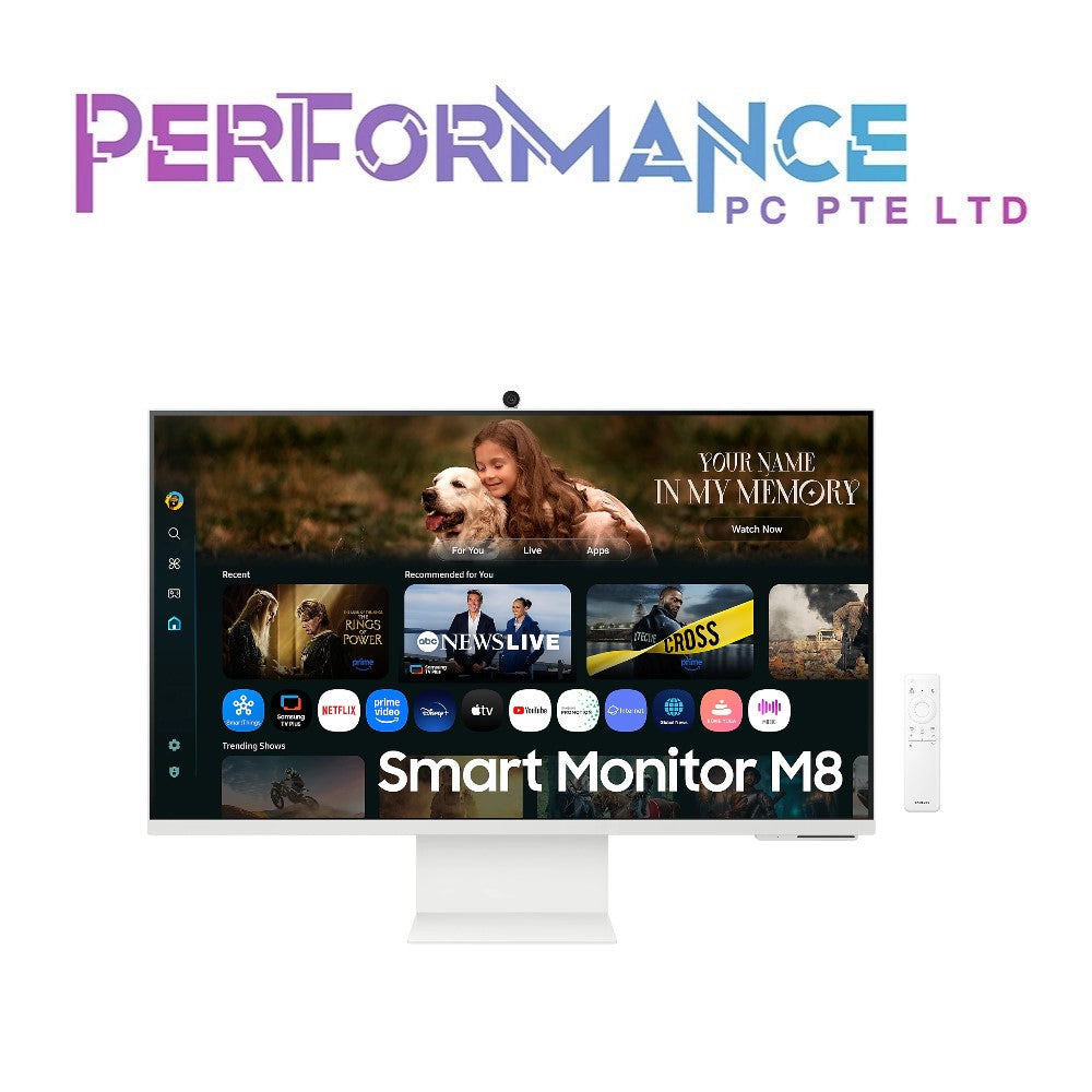 SAMSUNG LS32FM803UEXXS 32" M8 FLAT SMART 4K MONITOR (3 YEARS WARRANTY BY BAN LEONG TECHNOLOGIES PTE LTD)