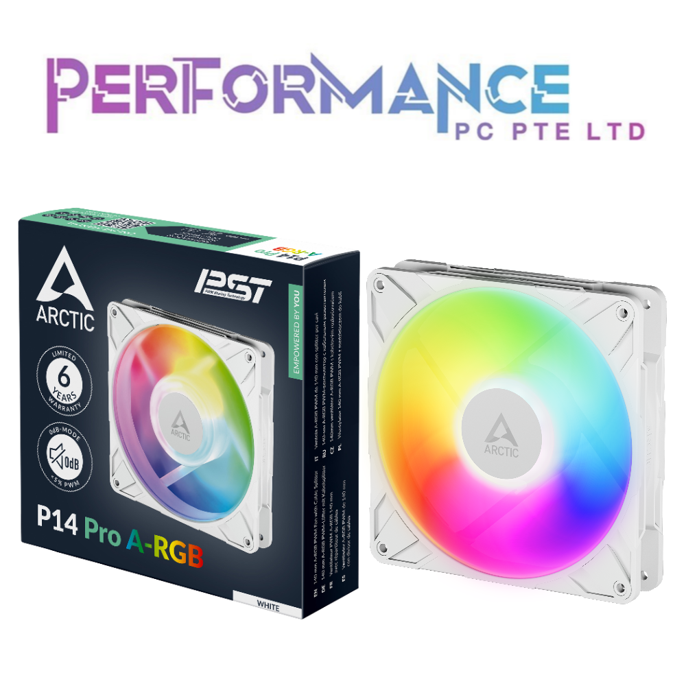 ARCTIC P14 Pro  ARGB / NON RGB FAN (6 YEARS WARRANTY BY TECH DYNAMIC PTE LTD)