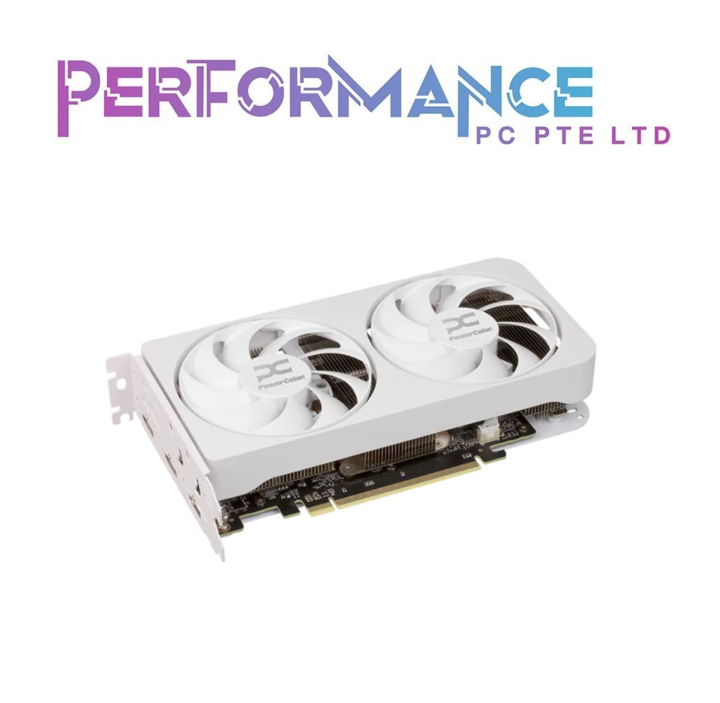POWERCOLOR REAPER BLACK / WHITE RADEON RX9060XT 8GB/16GB GDDR6 (3YEARS WARRANTY BY BAN LEONG TECHNOLOGIES PTE LTD)