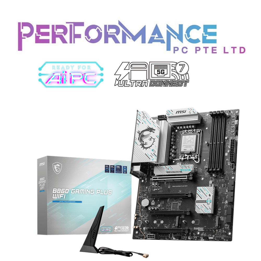 MSI B860 GAMING PLUS WIFI (3 YEARS WARRANTY BY CORBELL)
