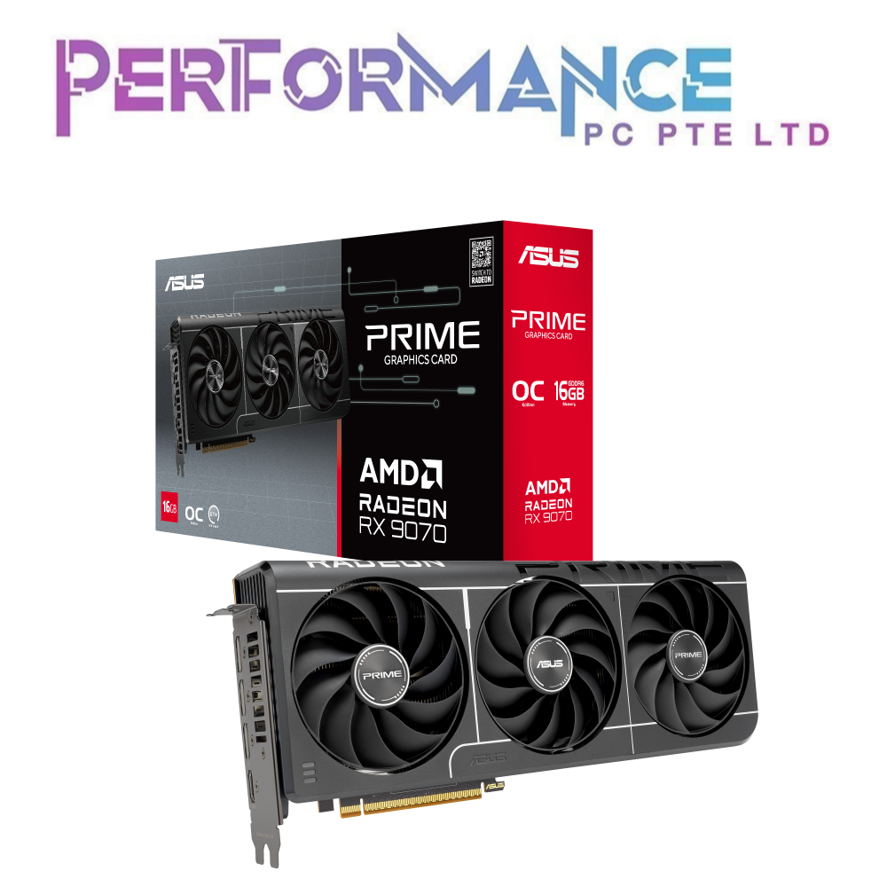 ASUS Prime Radeon RX9070 9070 EVO OC Edition 16GB GDDR6 – Performance PC