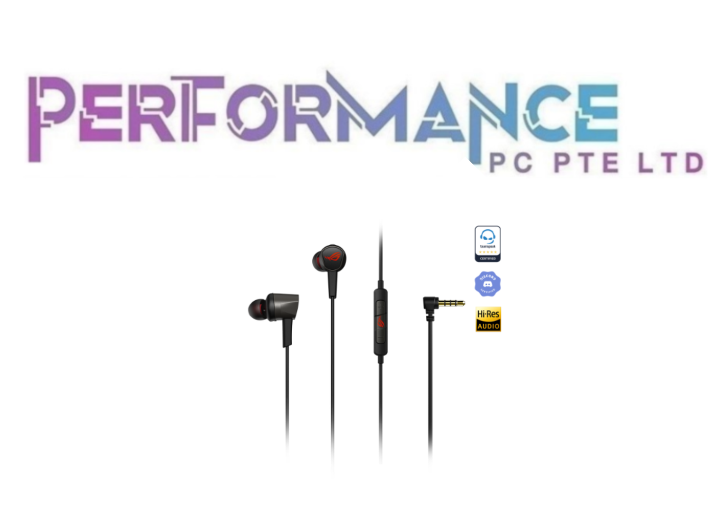 ASUS ROG CETRA II CORE GAMING EARPHONE (2 YEARS WARRANTY BAN LEONG TECHNOLOGIES PTE LTD)