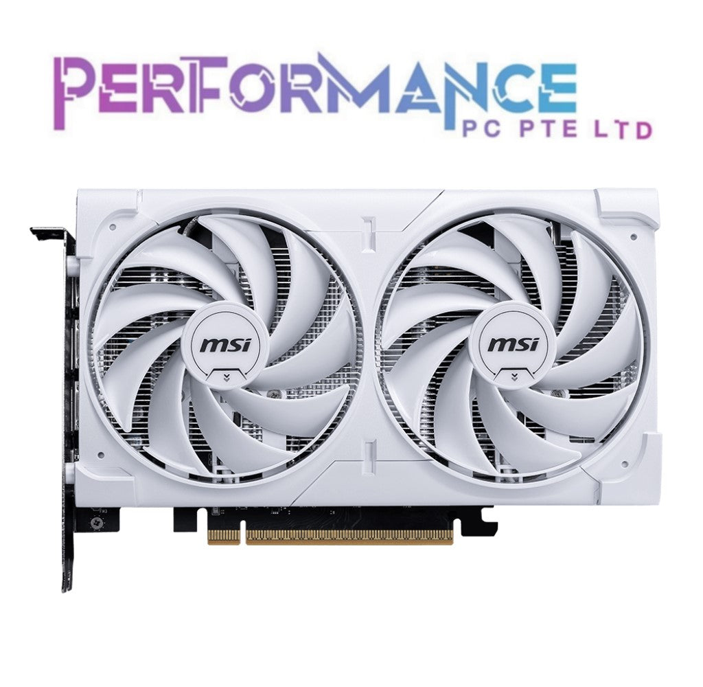 MSI RTX 5060 RTX5060 VENTUS 2X OC EDITION WHITE GDDR7 8GB GRAPHICS CARD(3 YEAR WARRANTY BY CORBELL TECHNOLOGIES PTE LTD)