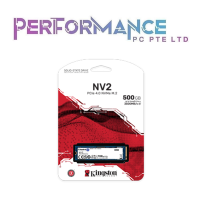 Kingston NV2 M.2 2280 PCIe 4.0 NVMe SSD 250GB / 500GB / 1TB / 2TB / 4TB (3 Years Warranty By Convergent System Pte Ltd)