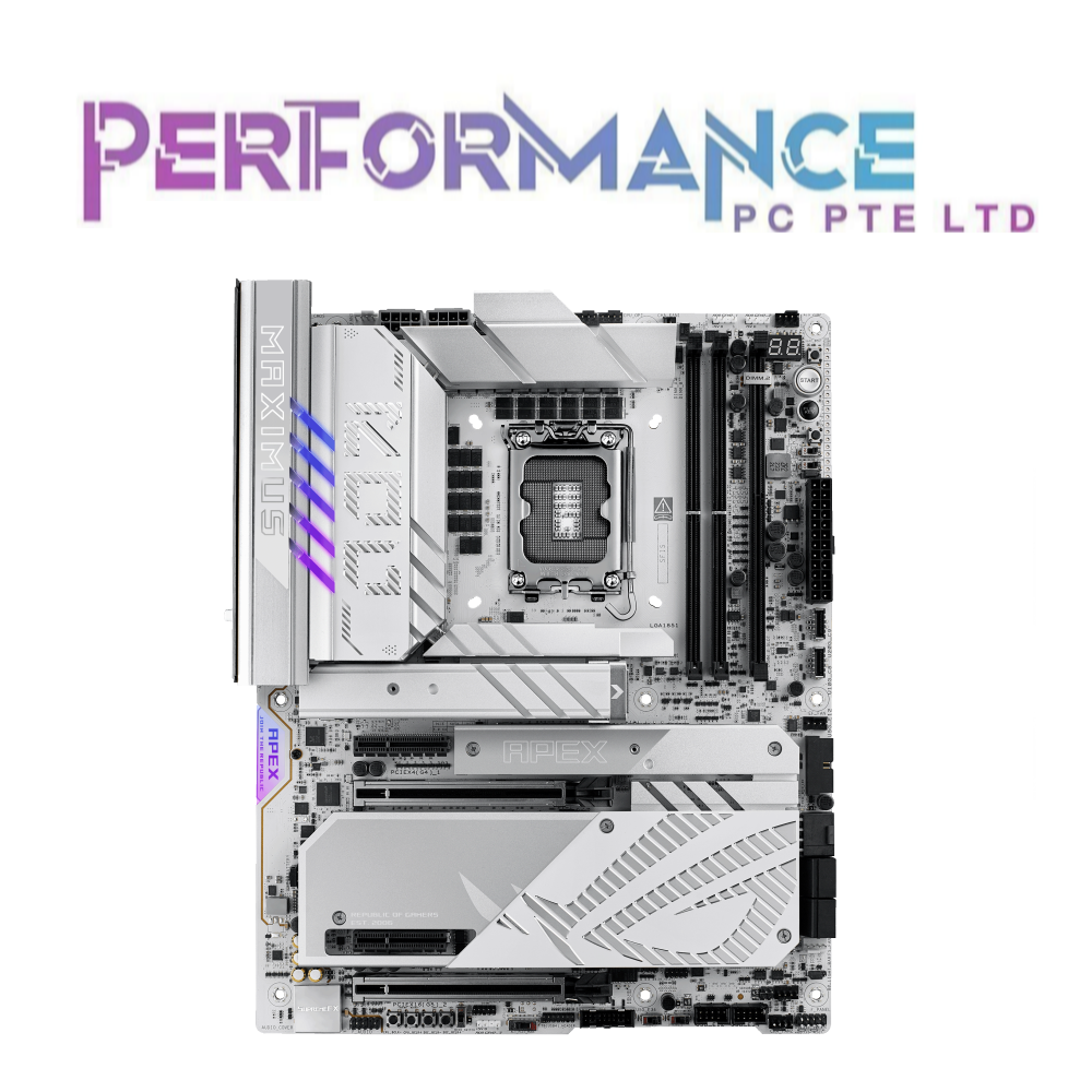 ASUS ROG MAXIMUS Z890 APEX MOTHERBOARD (3 YEARS WARRANTY BY BAN LEONG TECHNOLOGY PTE LTD)