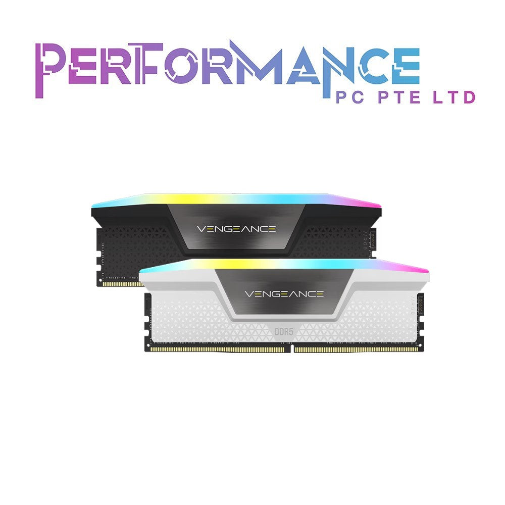 CORSAIR VENGEANCE RGB DDR5 (2X16/32GB) 6000 CL30 1.4V INTEL & AMD EXPO (LIMITED LIFETIME WARRANTY BY CONVERGENT SYSTEMS)