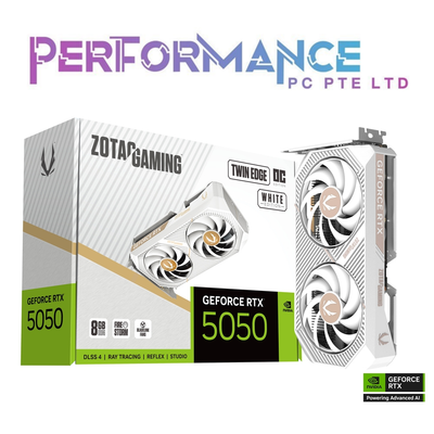 ZOTAC GAMING GEFORCE RTX 5050 RTX5050 TWIN EDGE OC 8GB GDDR6 GRAPHICS CARD (3 YEARS WARRANTY BY TECH DYNAMIC PTE LTD)