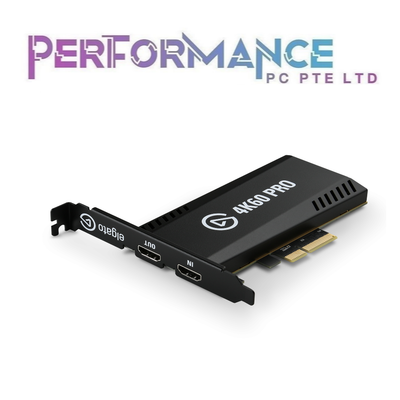 Elgato 4K PRO - Pro Capture and Beyond PCIe Card (2 YEARS WARRANTY BY CONVERGENT SYSTEM PTE LTD)