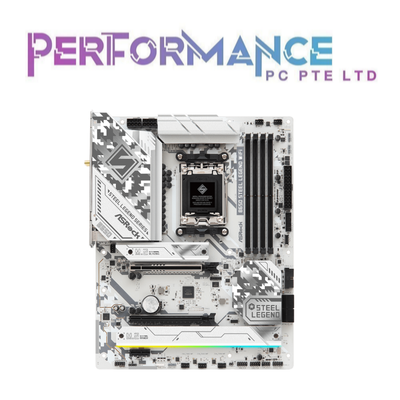 ASROCK B650 STEEL LEGEND WIFI MOTHERBOARD - White (3 YEARS WARRANTY BY TECH DYNAMIC PTE LTD)