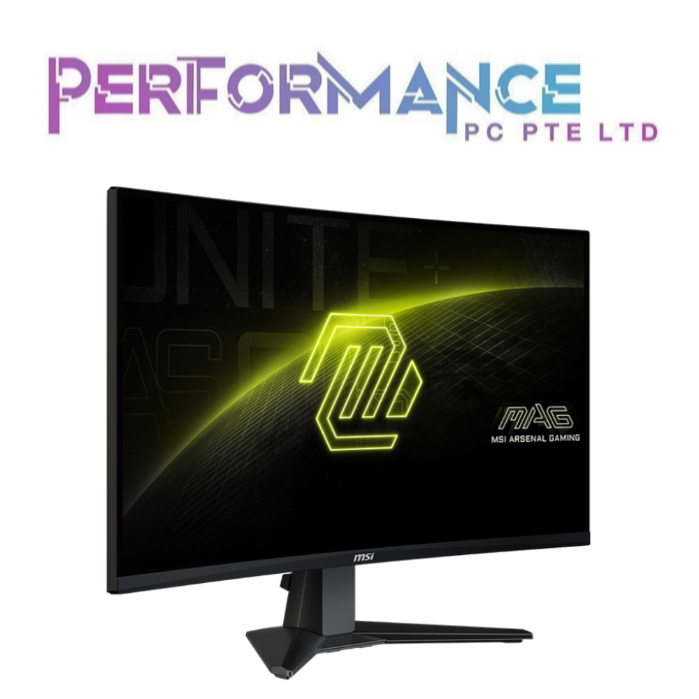MSI MAG 27CQ6F 27 Inch Curved Monitor Refresh Rate 180Hz, 2560 x 1440 (WQHD) (3 YEARS WARRANTY BY CORBELL TECHNOLOGY PTE LTD)