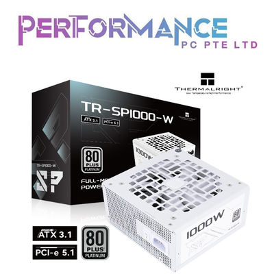 Thermalright SP 1000W / 850W / 750W 80+ Platinum Modular (ATX3.1+Gen5.1) - Black / White(5 Years Warranty by Tech Dynamic