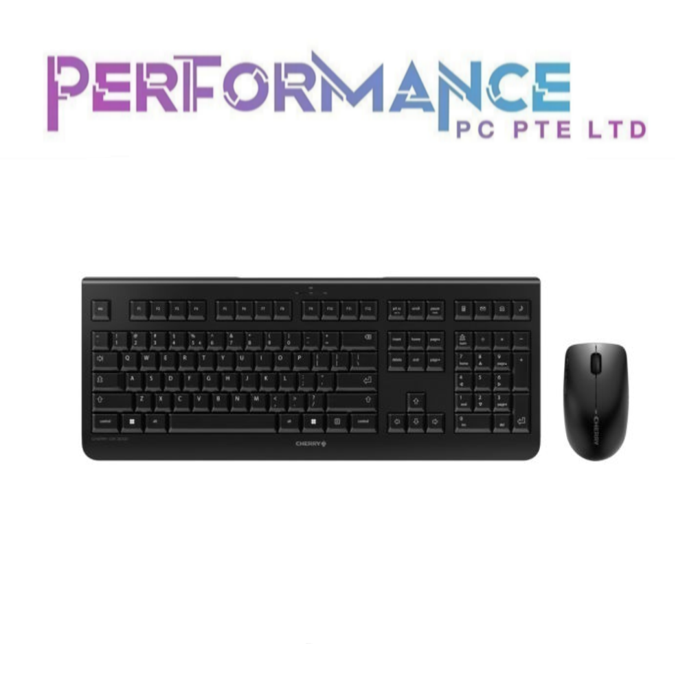 CHERRY DW 2300 Wireless Keyboard + Silent Mouse (2 YEARS WARRANTY BY TECH DYNAMIC PTE LTD)