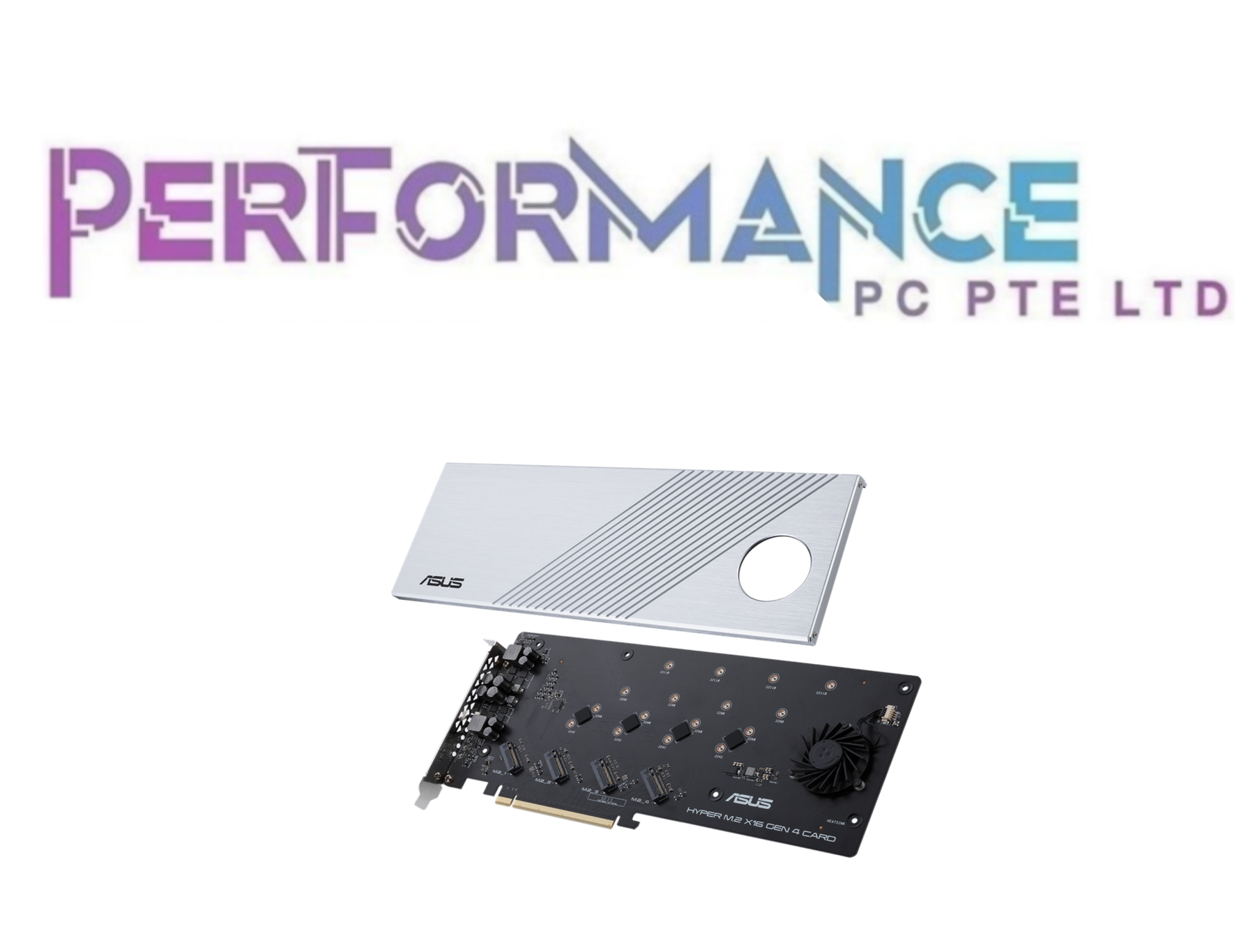 ASUS HYPER M.2 X16 GEN 4 PCIE 4.0 CARD (1 YEAR WARRANTY BAN LEONG TECH ...