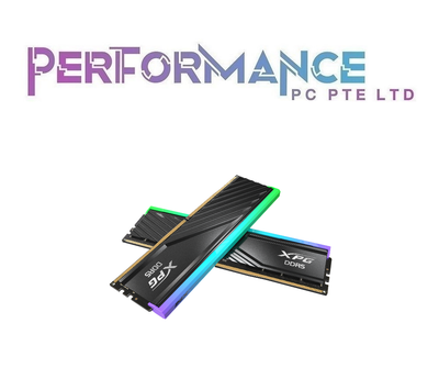 ADATA XPG LANCER BLADE RGB DDR5 6400 CL32 (2x16GB) 6000 CL30 (2x16GB) - Black/White (LIMITED LIFETIME WARRANTY BY TECH DYNAMIC PTE LTD)