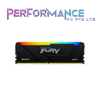 Kingston FURY Beast RGB 64GB (2x32GB) 3600Mhz DDR4 CL18 Memory Kit (3 WARRANTY BY CONVERGENT)