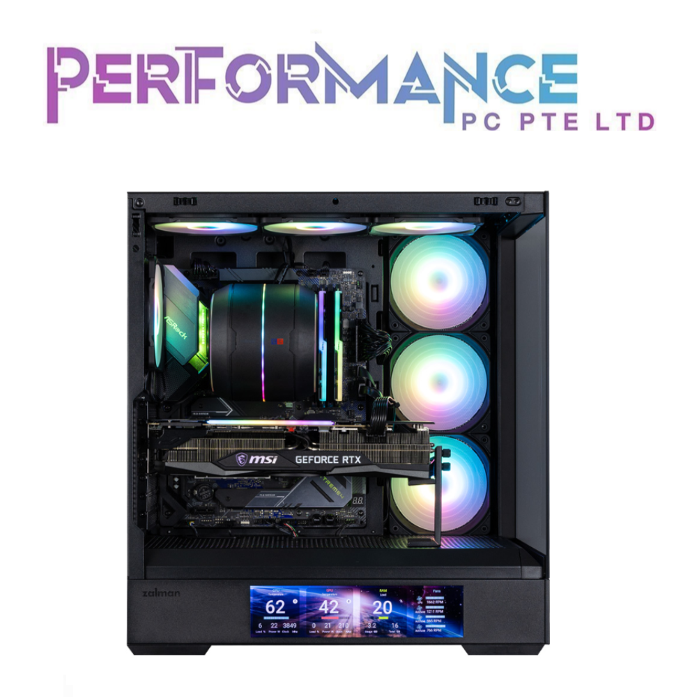 ZALMAN P40 DS ATX CASE BLACK 4 ARGB FAN (1 YEAR WARRANTY BY CDL TRADING PTE LTD)