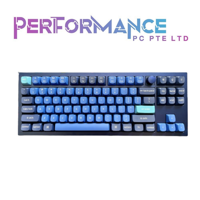 KEYCHRON Q3 KNOB BAREBONES KEYBOARD BLUE (3 MONTHS WARRANTY BY TECH DYNAMIC PTE LTD)