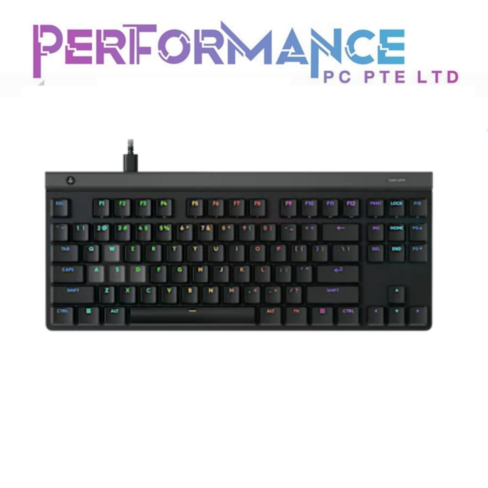 LOGITECH G515 RAPID TKL ANALOG SWITCHES RED SWITCHES BLACK / WHITE (2 YEARS WARRANTY BY BAN LEONG TECHNOLOGIES PTE LTD