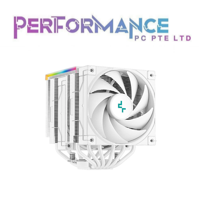 DEEPCOOL AK620 DIGITAL 6 x 6mm HEATPIPE TWIN TOWER COOLER DESIGN WITH 2 x 120mm FDB PWM FAN - Black / White (3 YEARS WARRANTY BY TECH DYNAMIC PTE LTD)