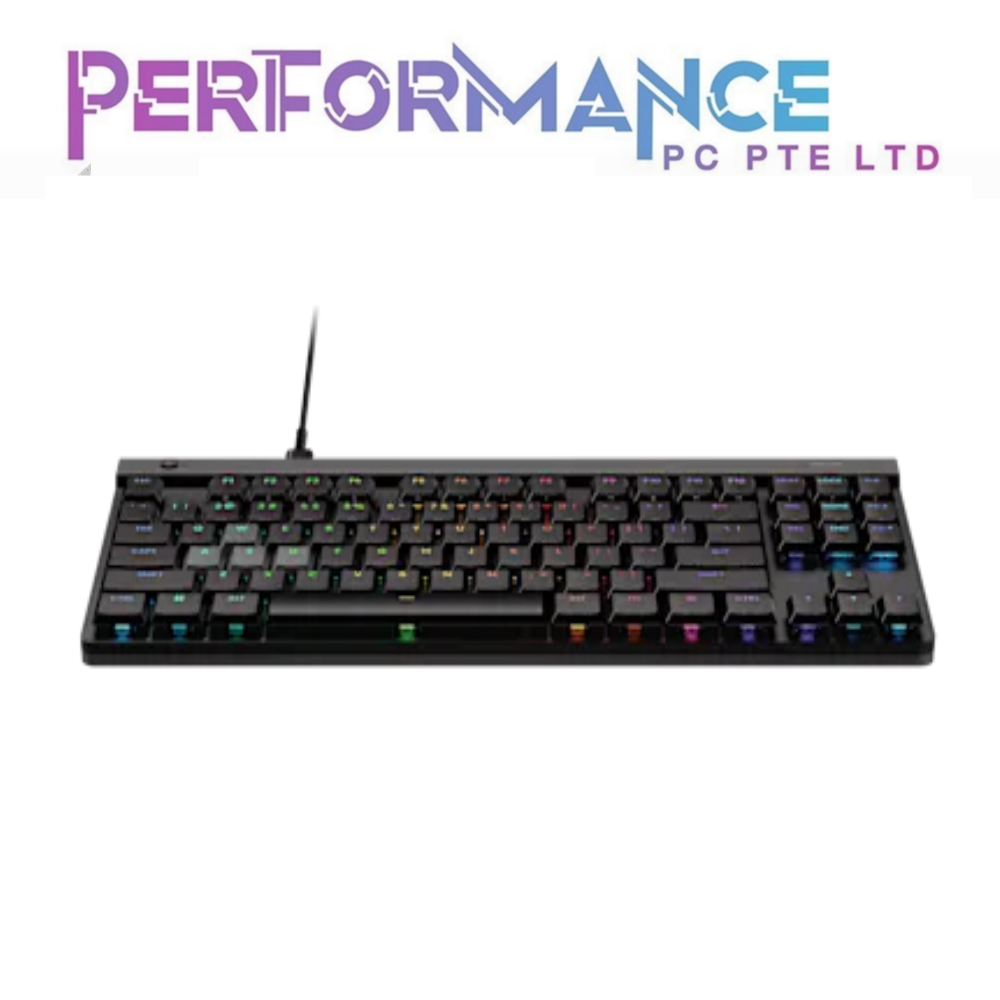 LOGITECH G515 RAPID TKL ANALOG SWITCHES RED SWITCHES BLACK / WHITE (2 YEARS WARRANTY BY BAN LEONG TECHNOLOGIES PTE LTD