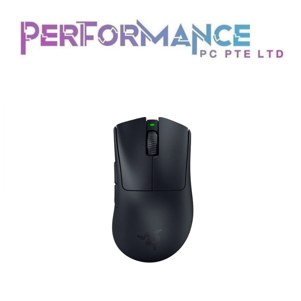 Razer DeathAdder V3 Pro - Ergonomic Wireless Gaming Mouse - AP Packaging / V3 Pro - White Edition - Ultra-lightweight Wireless Ergonomic Esports Mouse ( 2 Year warranty with Ban Leong pte ltd )