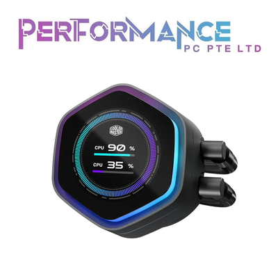 COOLER MASTER MASTERLIQUID 240 / 360 ATMOS II LCD ARGB CPU COOLER ( 5 Years Warranty by BAN LEONG PTE LTD )