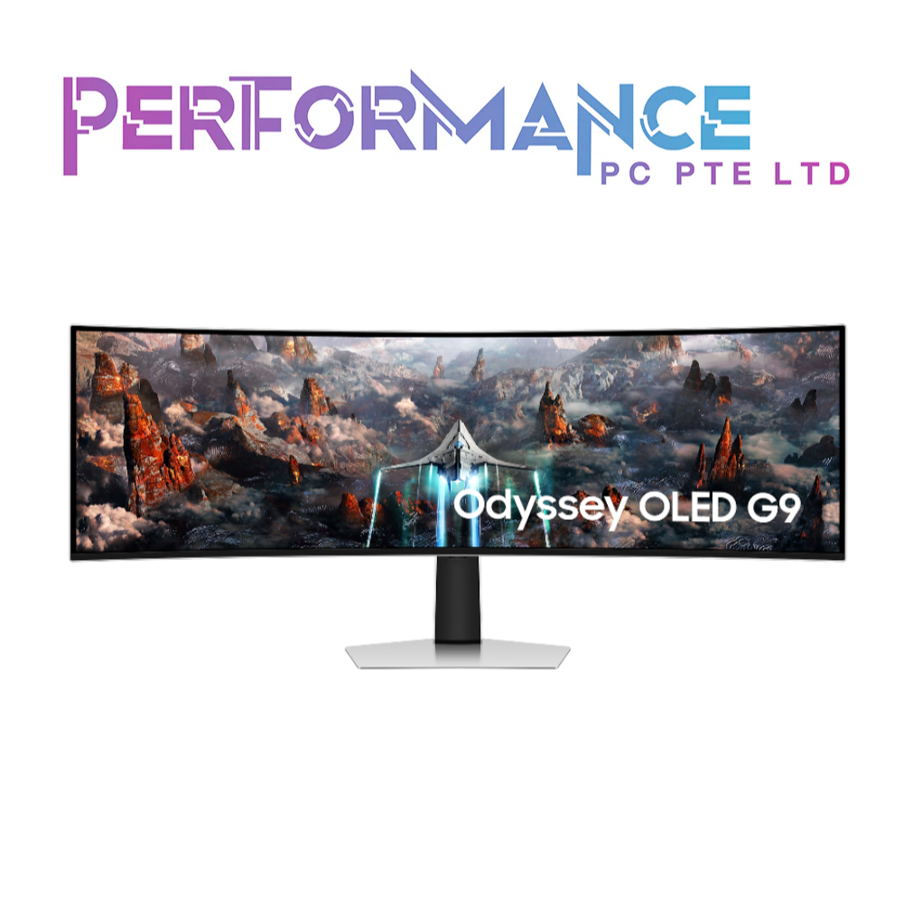 SAMSUNG 49" CURVED OLED G9 GAMING MONITOR LS49CG934SEXXS(3 YEARS WARRANTY BY BAN LEONG TECHNOLOGY PTE LTD)