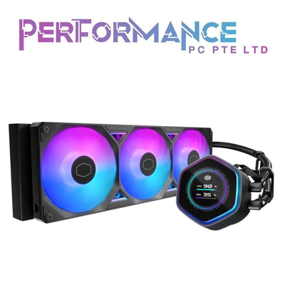 COOLER MASTER MASTERLIQUID 240 / 360 ATMOS II LCD ARGB CPU COOLER ( 5 Years Warranty by BAN LEONG PTE LTD )
