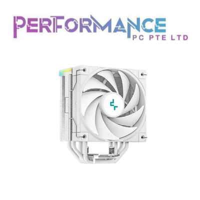 DEEPCOOL AK400 DIGITAL 4 x 6mm HEATPIPE WITH 1 x 120mm BLACK FDB FAN - Black / White (3 YEARS WARRANTY BY TECH DYNAMIC PTE LTD)