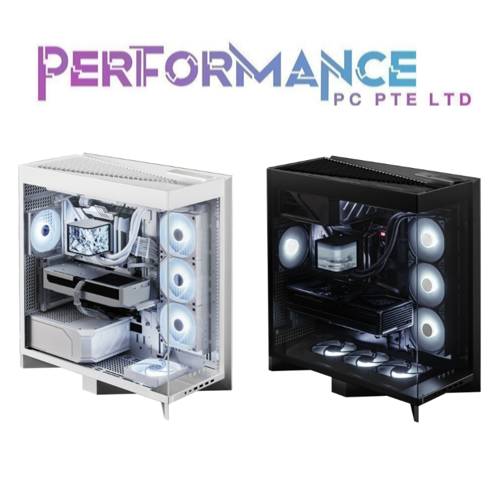 TRYX LUCA L70 Midtower Case Black / White eATX 420mm Chassis Desktop Case (2 YEARS WARRANTY BY BAN LEONG TECHNOLOGY PTE LTD)