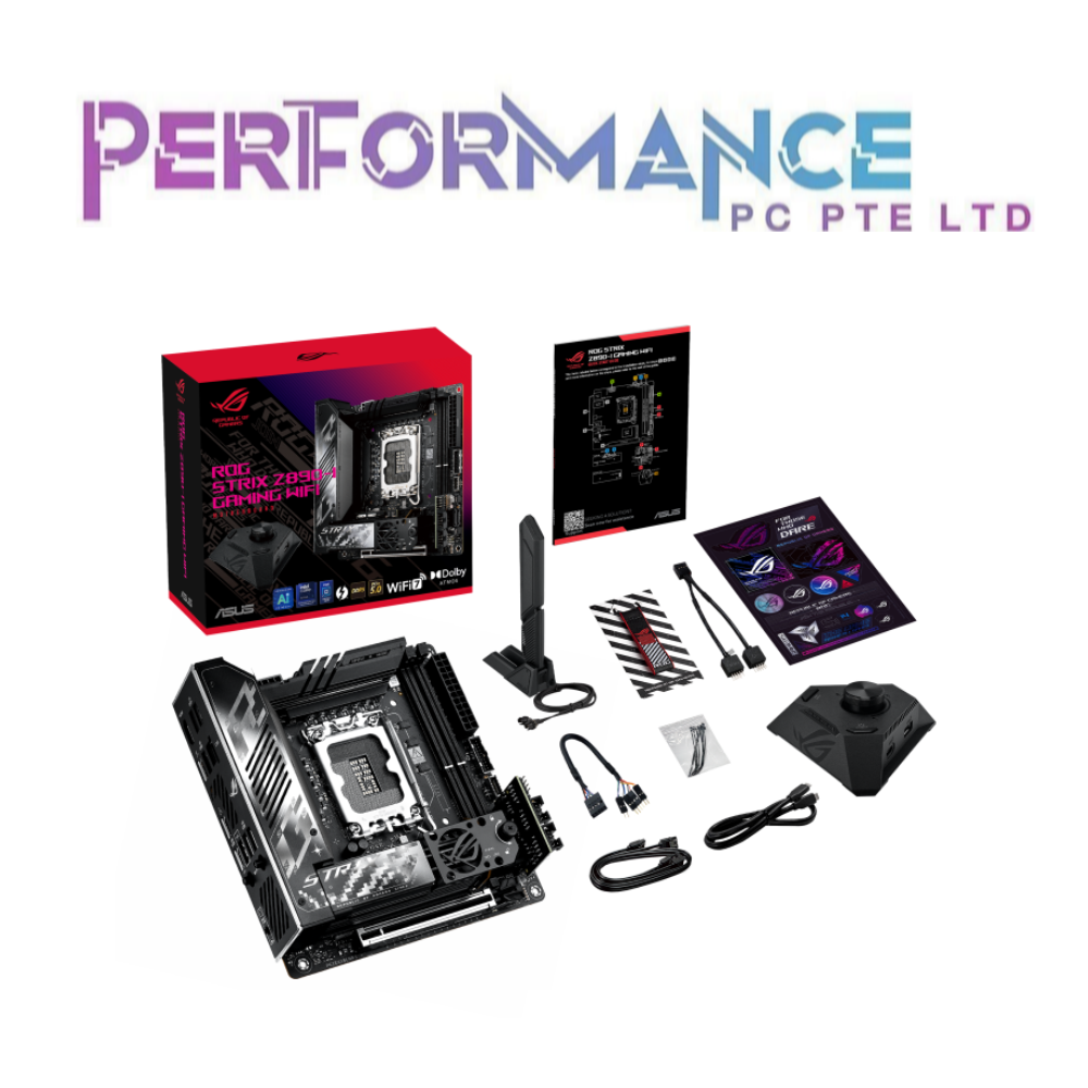 ASUS ROG STRIX Z890 I GAMING WIFI MOTHERBOARD (3 YEARS WARRANTY BY BAN LEONG TECHNOLOGY PTE LTD)