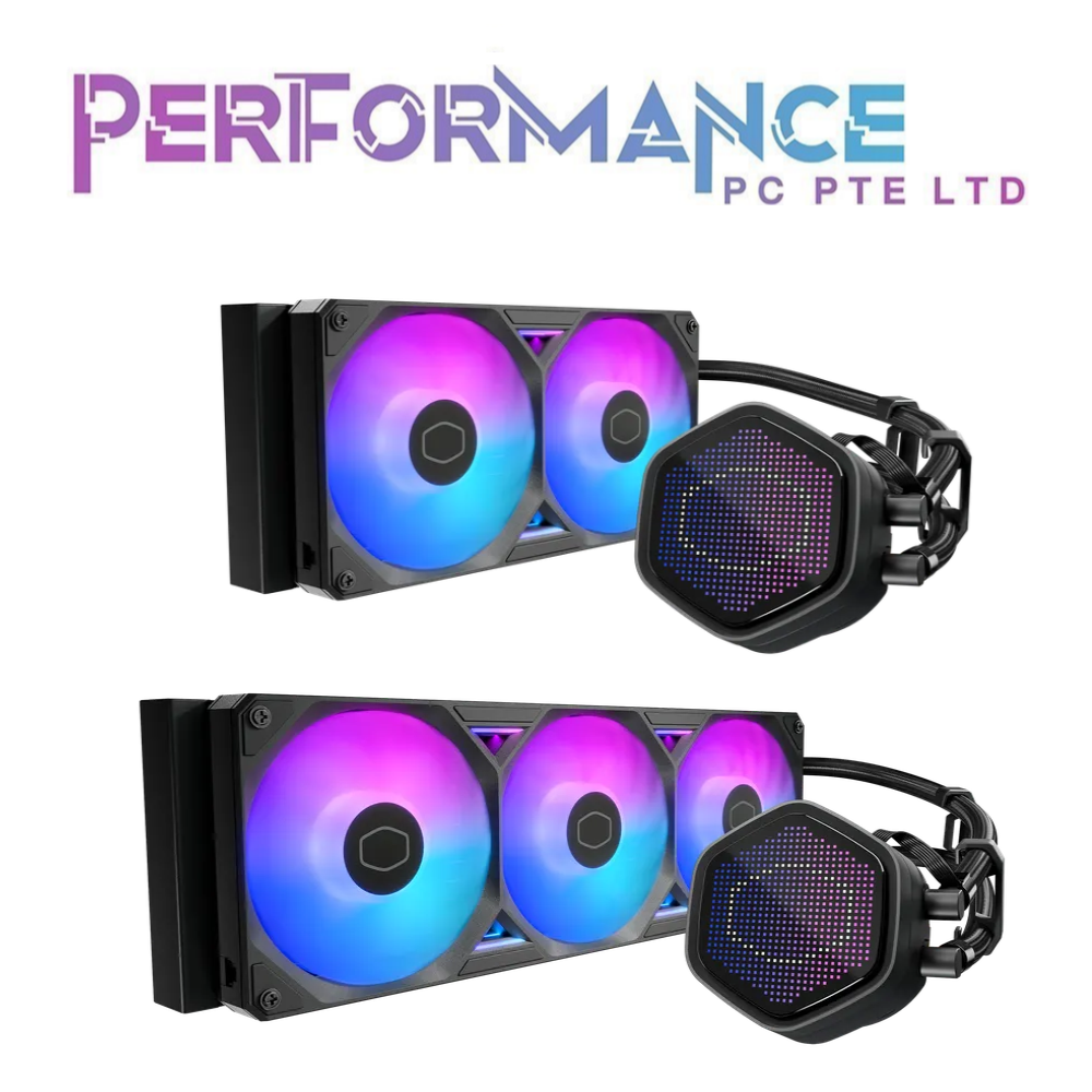 COOLER MASTER MASTERLIQUID 240 / 360 ATMOS II PIXEL LED ARGB CPU COOLER (5 Years warranty by Ban Leong pte ltd )