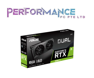 ASUS Dual GeForce RTX 3060 Ti 8GB GDDR6X Graphic Cards (3 YEARS WARRANTY BAN LEONG TECHNOLOGIES LTD)