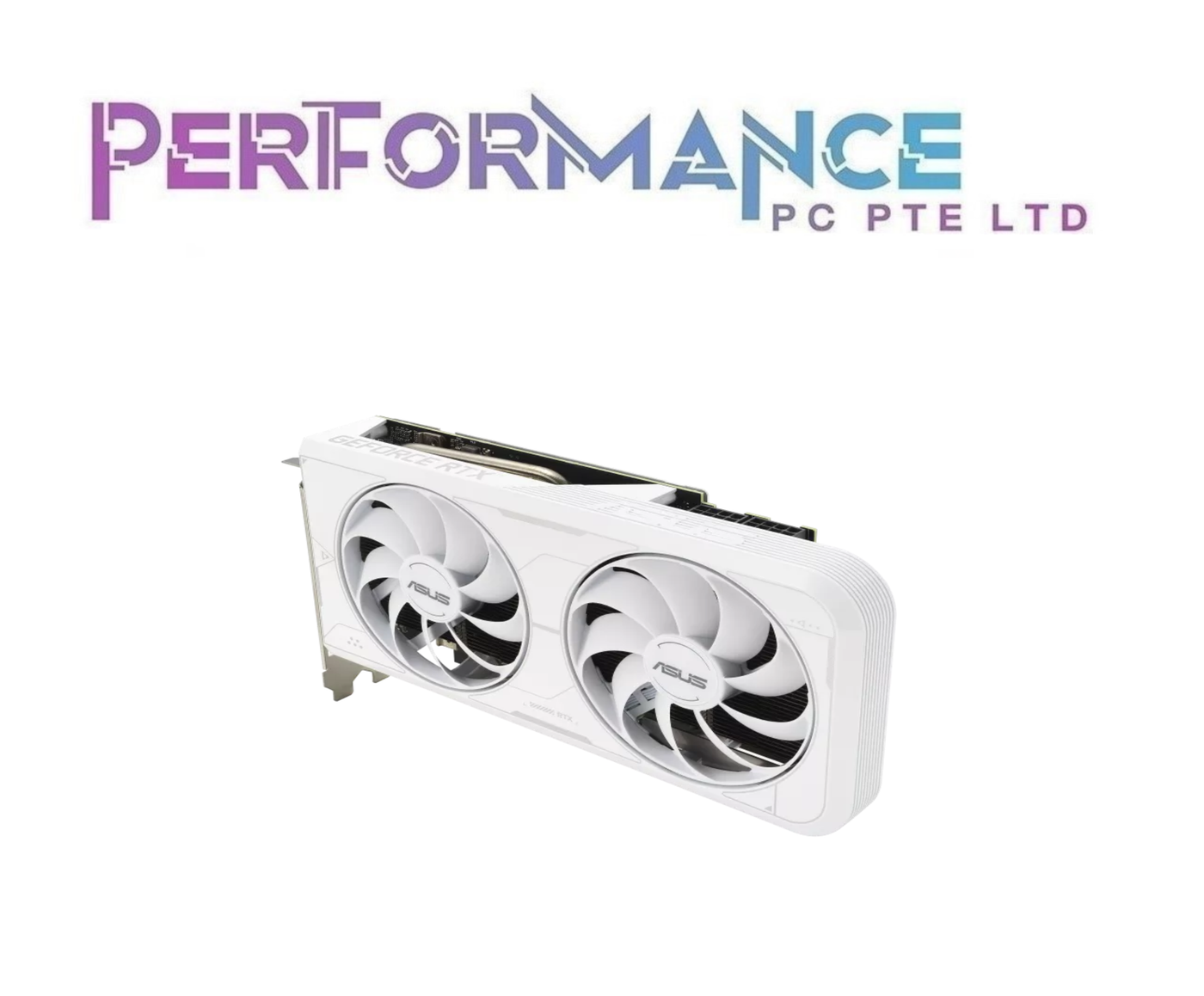ASUS Dual GeForce RTX 3060 Ti White OC Edition 8GB GDDR6X Graphic Cards (3 YEARS WARRANTY BAN LEONG TECHNOGOLIES LTD)