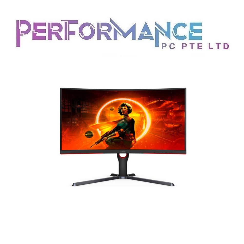 AOE CQ27G3S 27 inch Curved QHD Gaming monitor with 165hz 1ms(3 year warranty by Corbell PTE LTD)