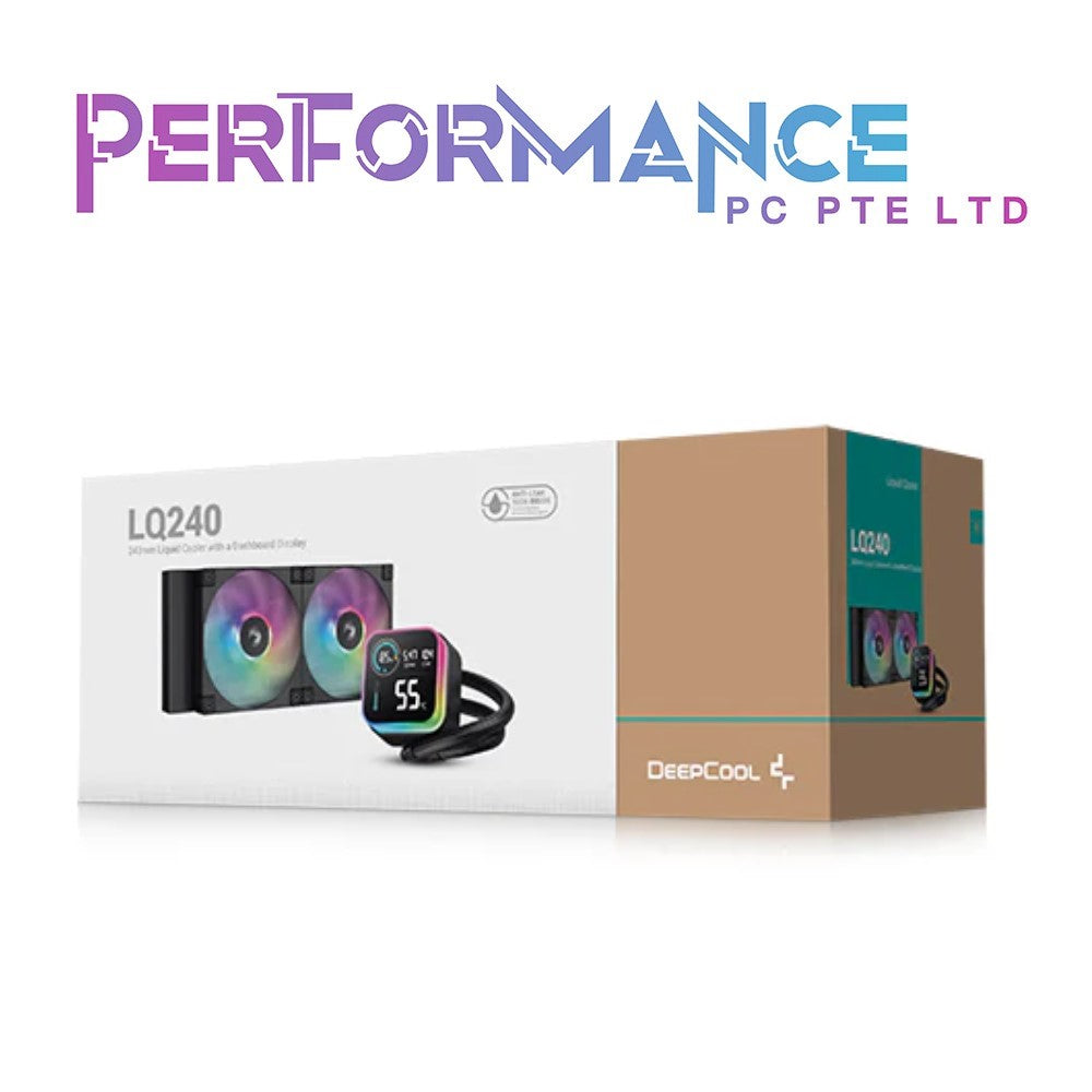 DEEPCOOL LQ240 240mm ALL-IN-ONE CPU COOLER (5 YEARS WARRANTY BY TECH DYNAMIC PTE LTD)