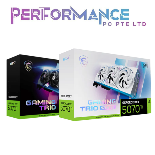 MSI GeForce RTX 5070 Ti 16G GAMING TRIO OC GRAPHICS CARD BLACK