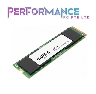 Crucial E100 480GB/1TB/2TB PCIe Gen4 2280 NVMe M.2 SSD (3 YEARS WARRANTY BY CONVERGENT SYSTEMS PTE LTD)