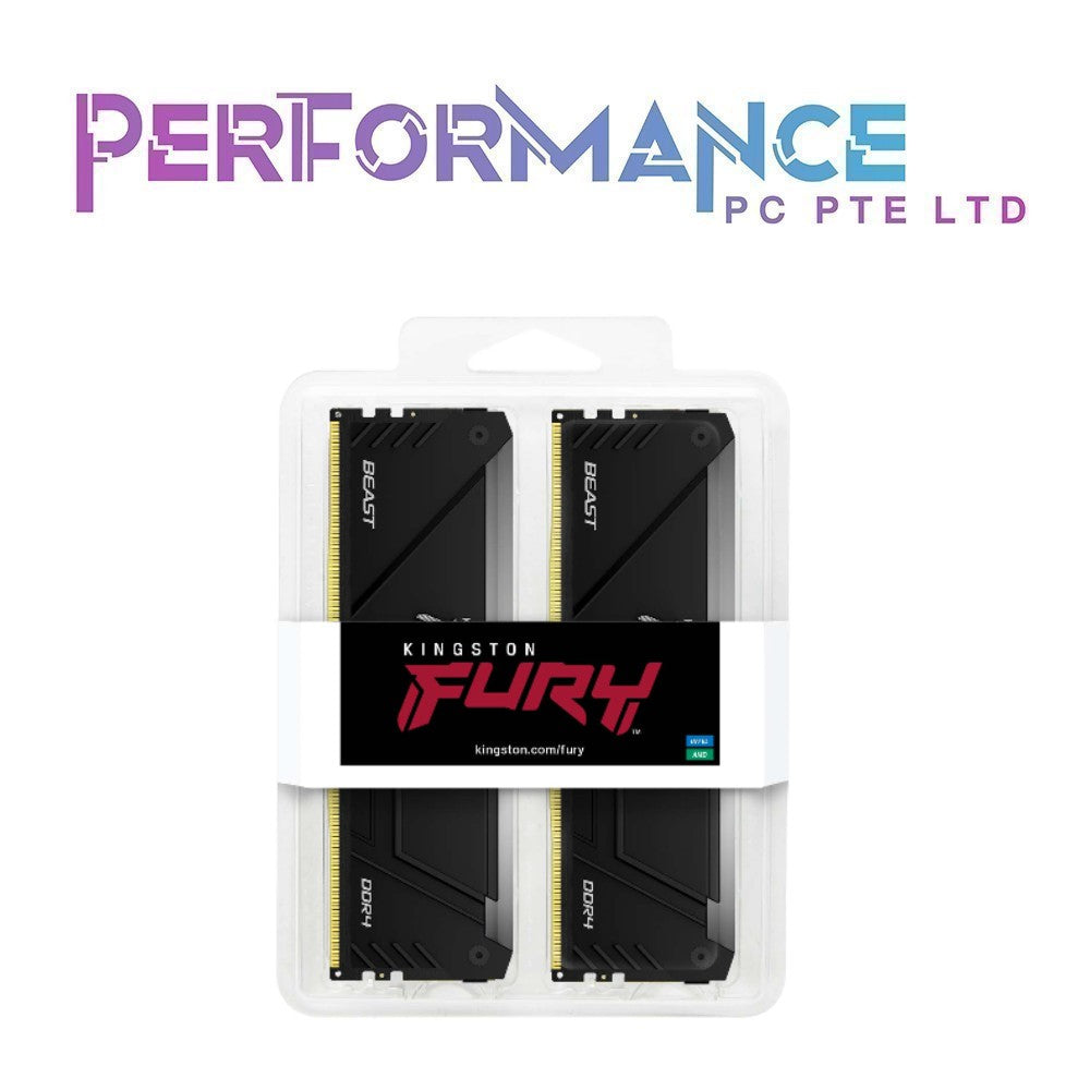 Kingston FURY Beast RGB 64GB (2x32GB) 3600Mhz DDR4 CL18 Memory Kit (3 WARRANTY BY CONVERGENT)