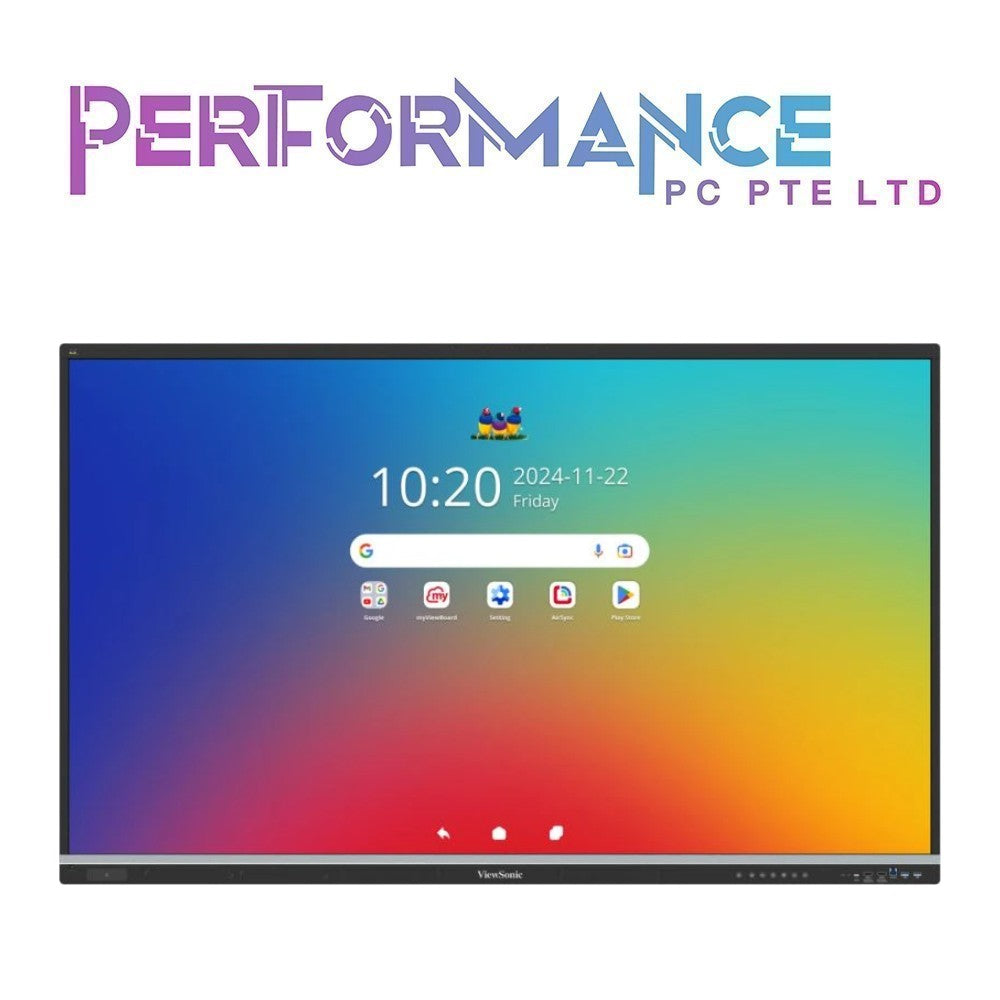 (PreOrder) Viewsonic IFP6551 65" 4K Interactive Display (3 YEARS WARRANTY BY KAIRA TECHOLOGY PTE LTD)