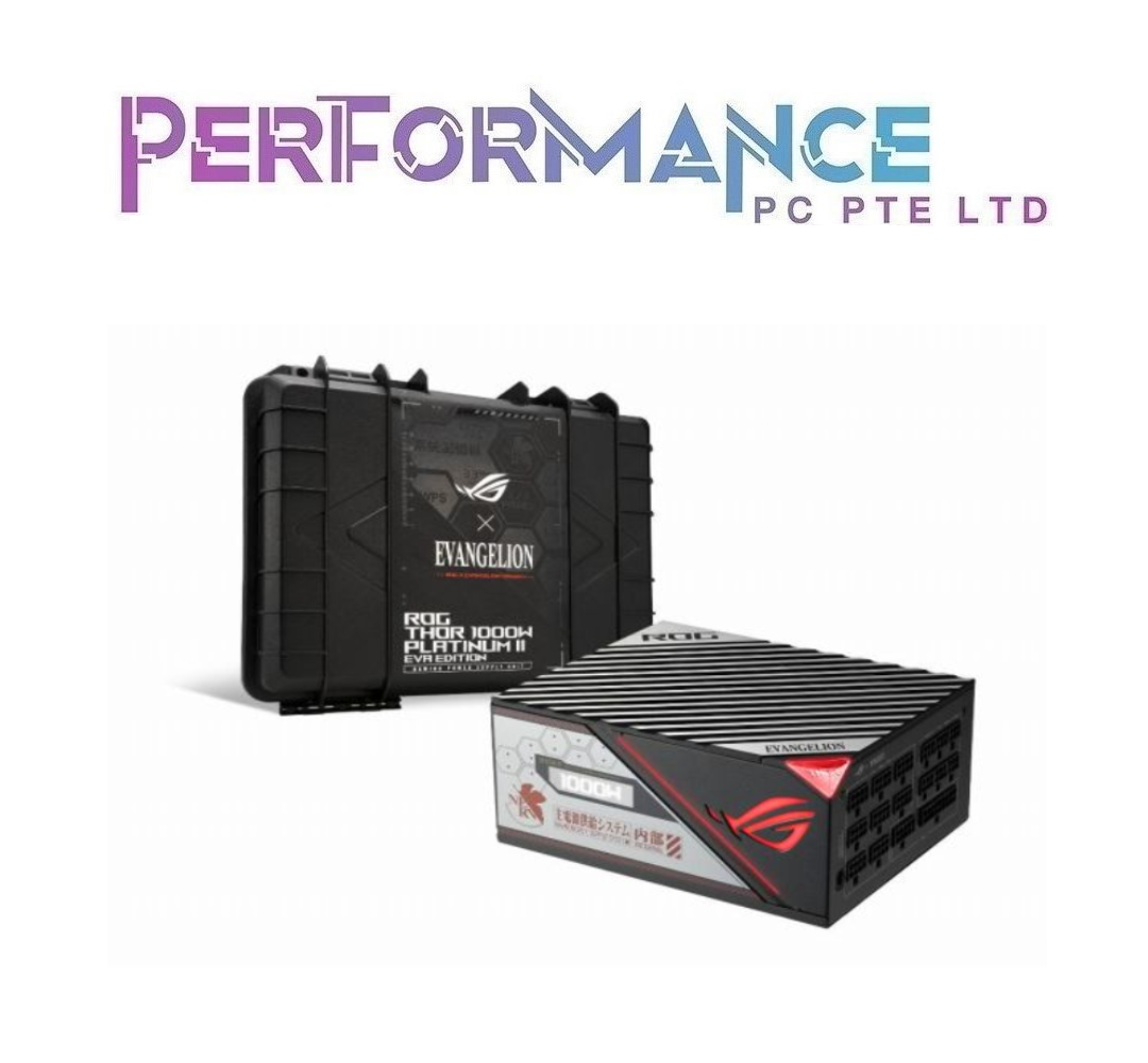 ASUS ROG THOR 1000W PLATINUM II EVA-02 EDITION (10 YEARS WARRANTY BY BAN LEONG TECHNOLOGIES PTE LTD)