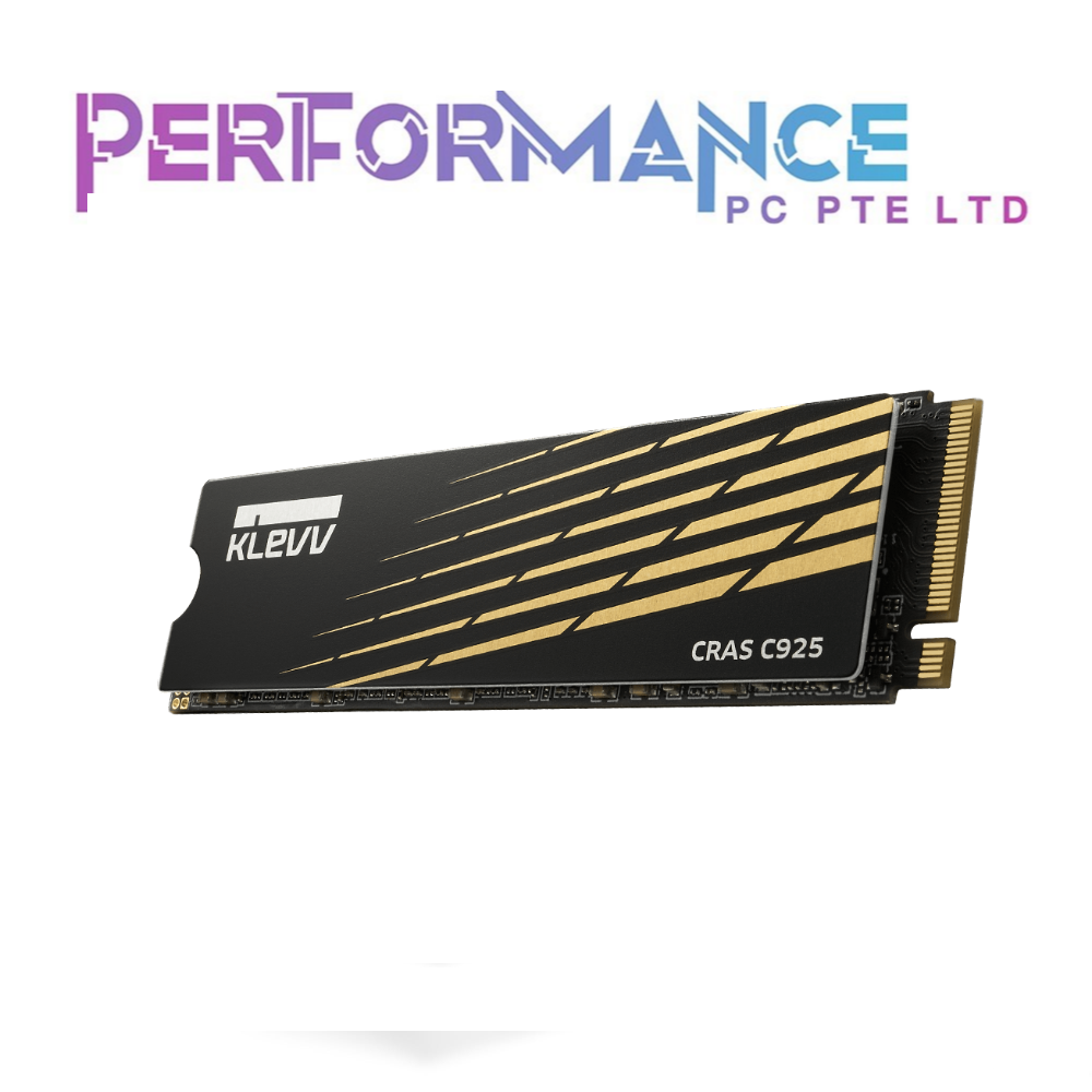 KLEVV CRAS C925 NVMe GEN4 (7400/6500W) (LIMITED LIFETIME WARRANTY BY TECH DYNAMIC PTE LTD)