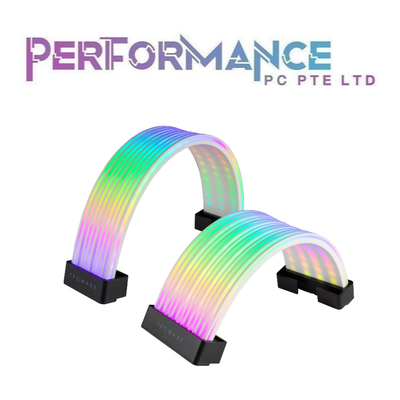 Tecware FLEX RGB 24 pin + 8 pin - Black / White (1 YEAR WARRANTY BY TECH DYNAMIC PTE LTD)